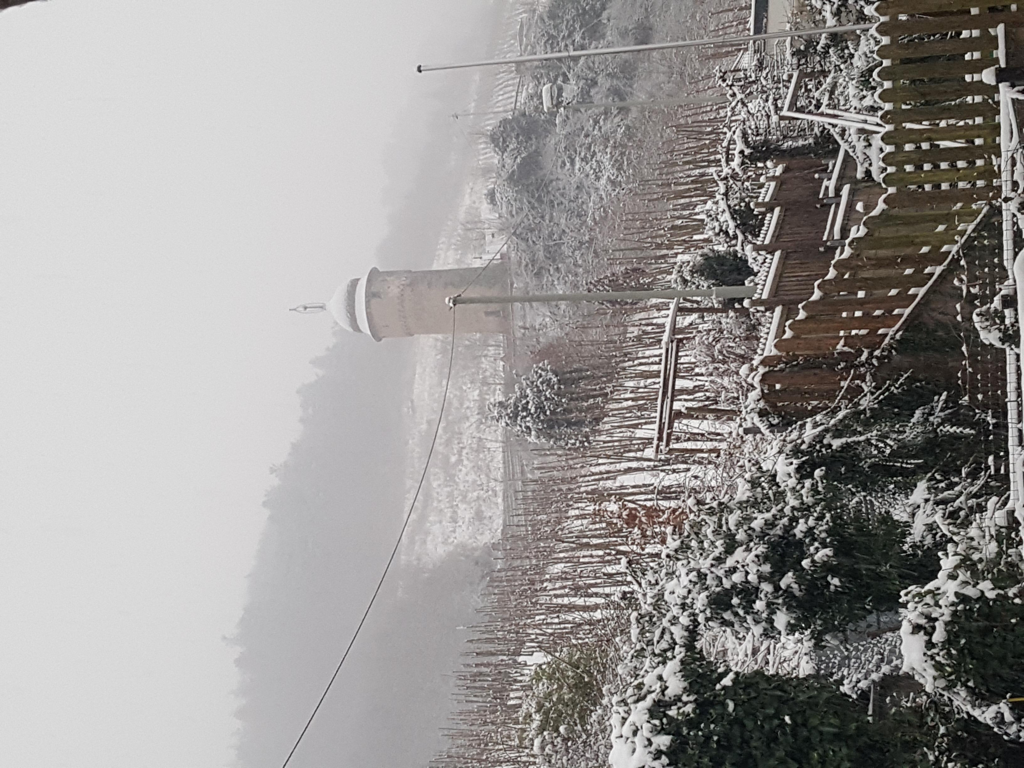 winterliches Zell, Blick von der Terrasse