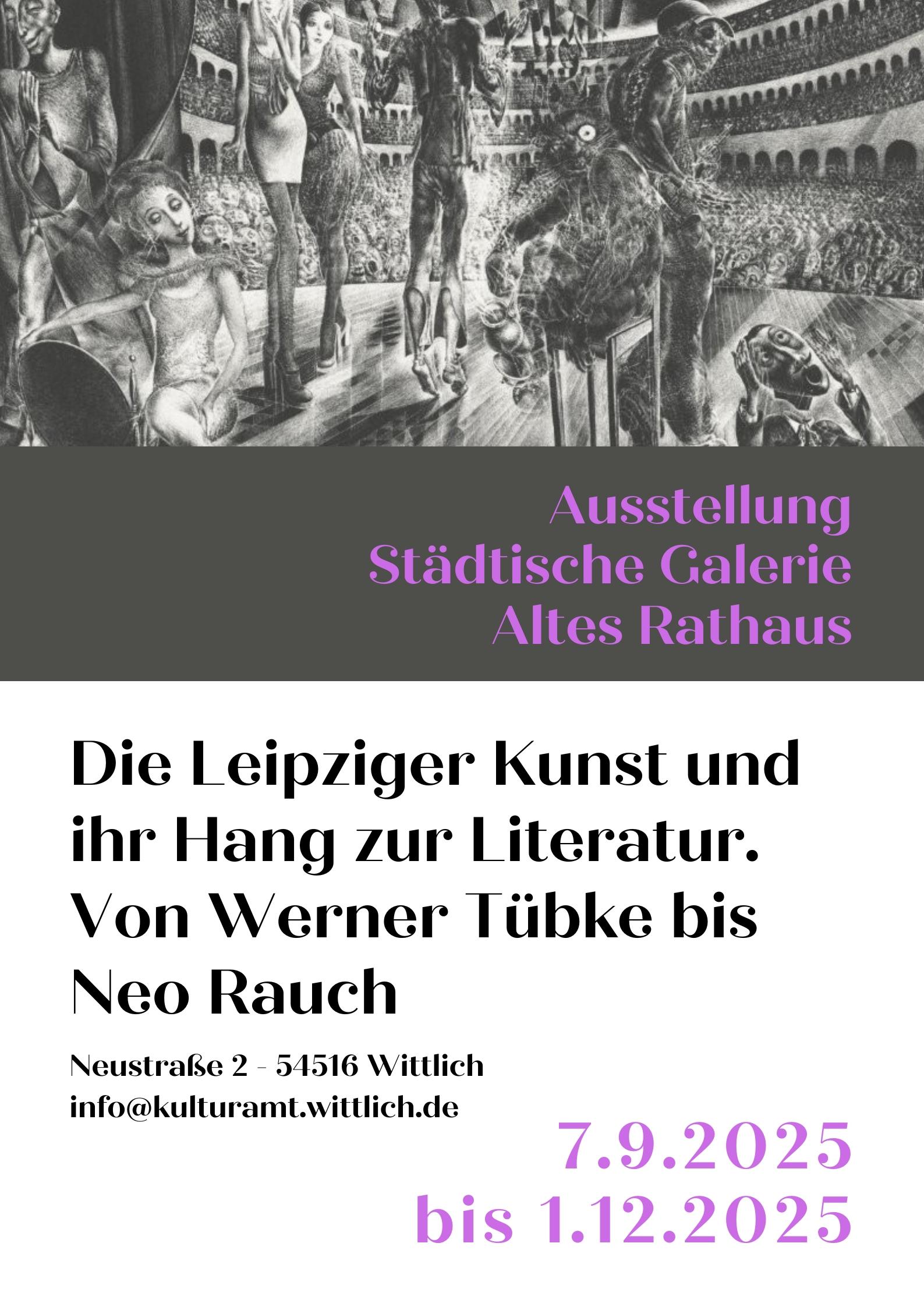 Plakat Leipziger Kunst