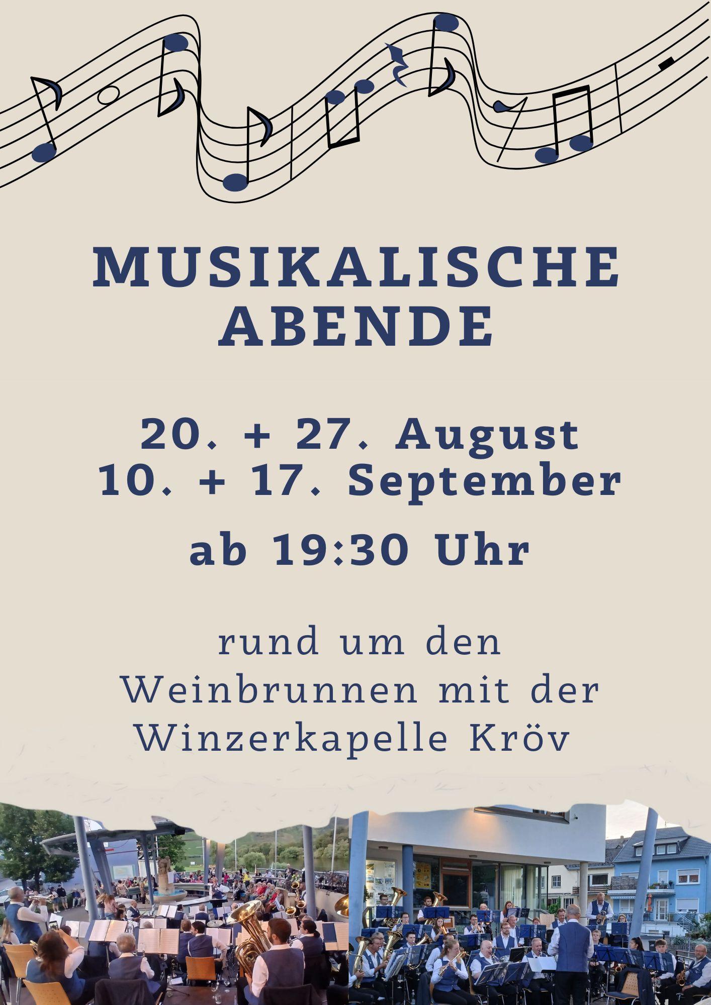 Plakat Musikalischer Abend