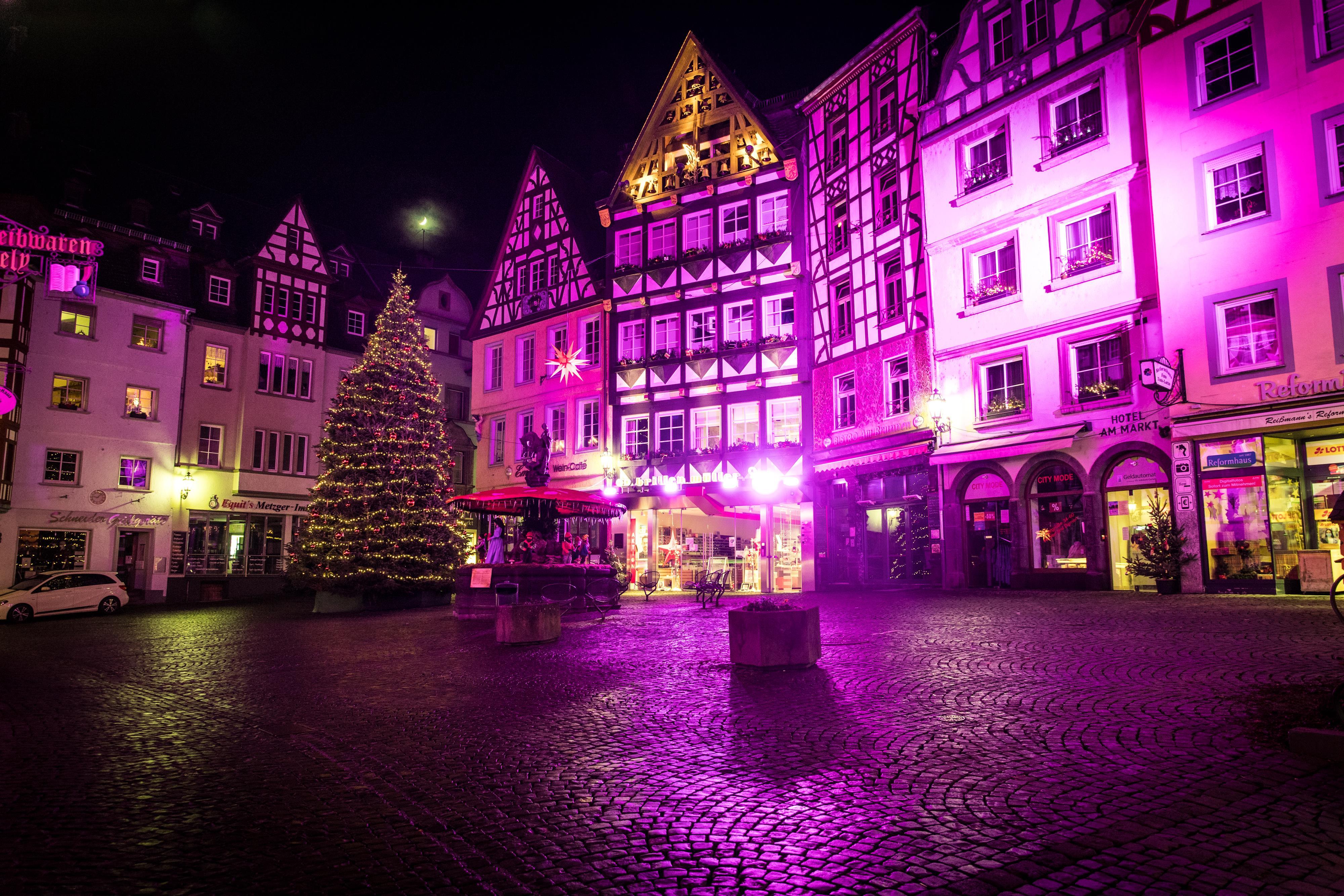 Weihnachtsmarkt Cochem Marktplatz