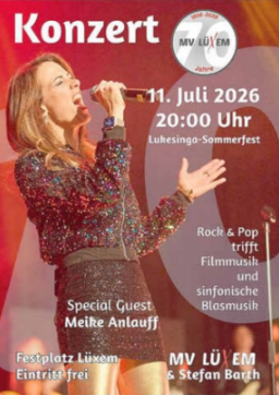 Konzert 11.07. MV Lüxem Meike Anlauff