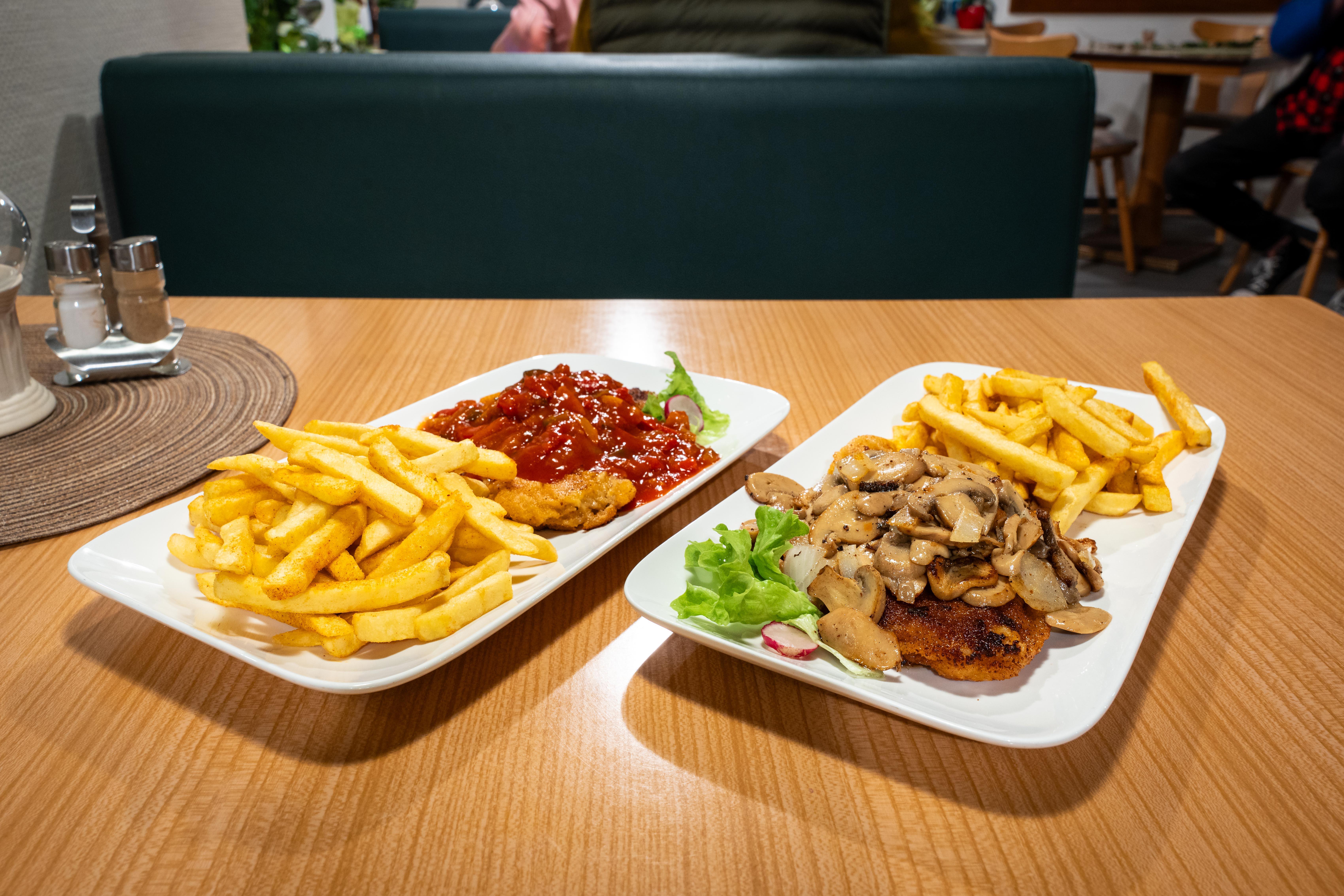 Zigeuner- und Jägerschnitzel