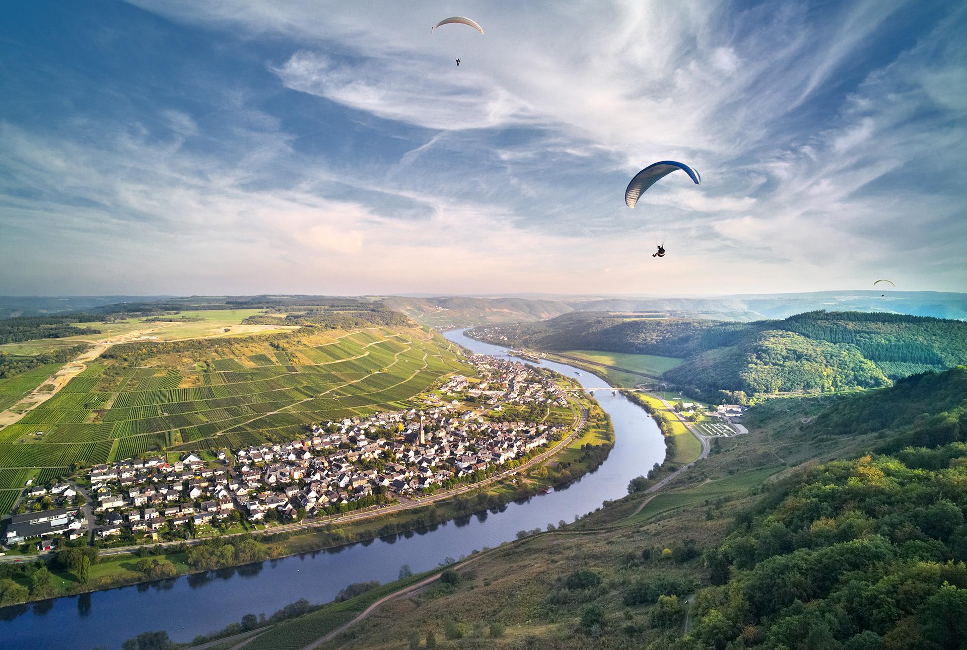Ausblick auf Zeltingen-Rachtig