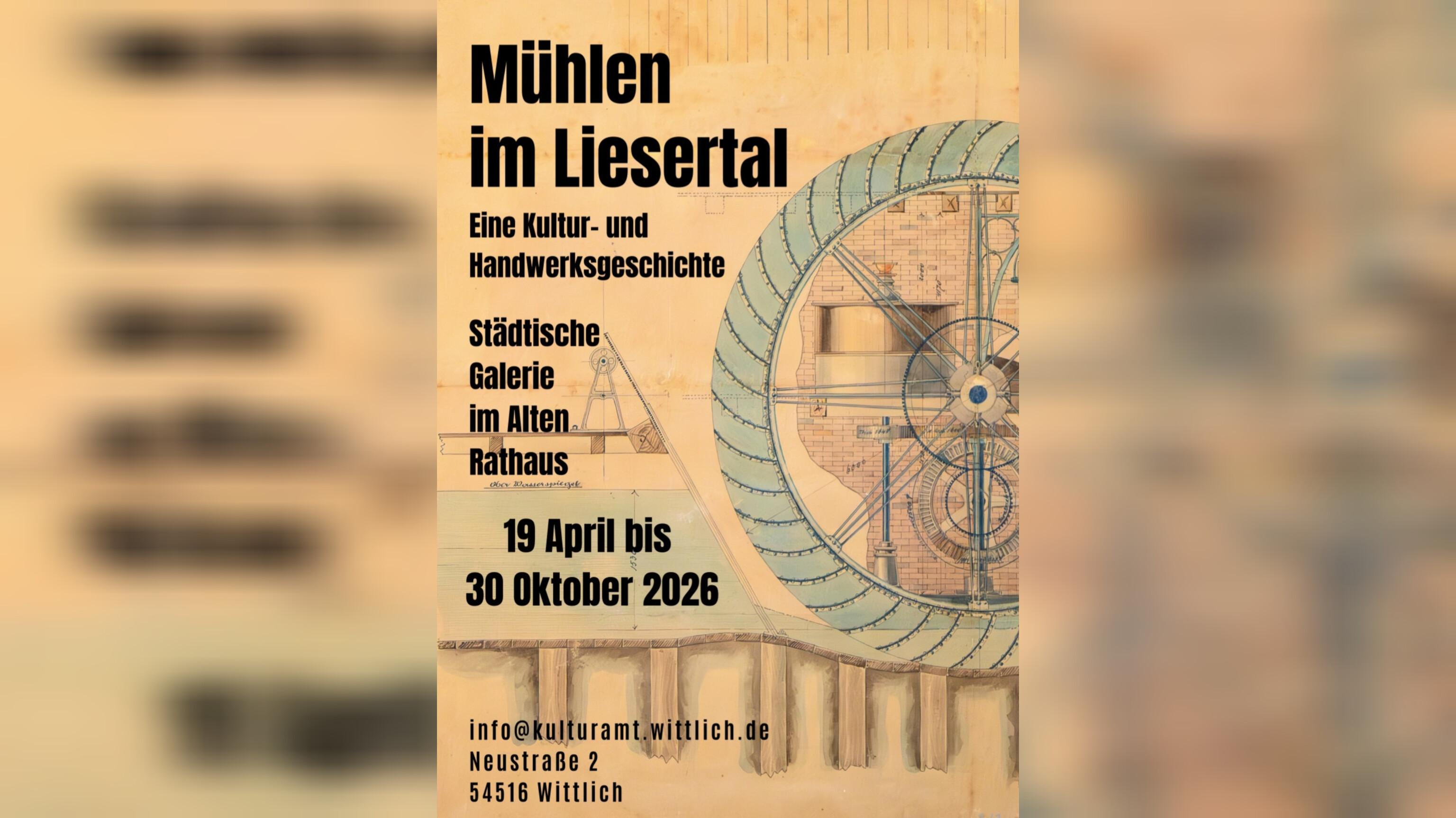 Führung durch die Ausstellung "Mühlen im Liesertal