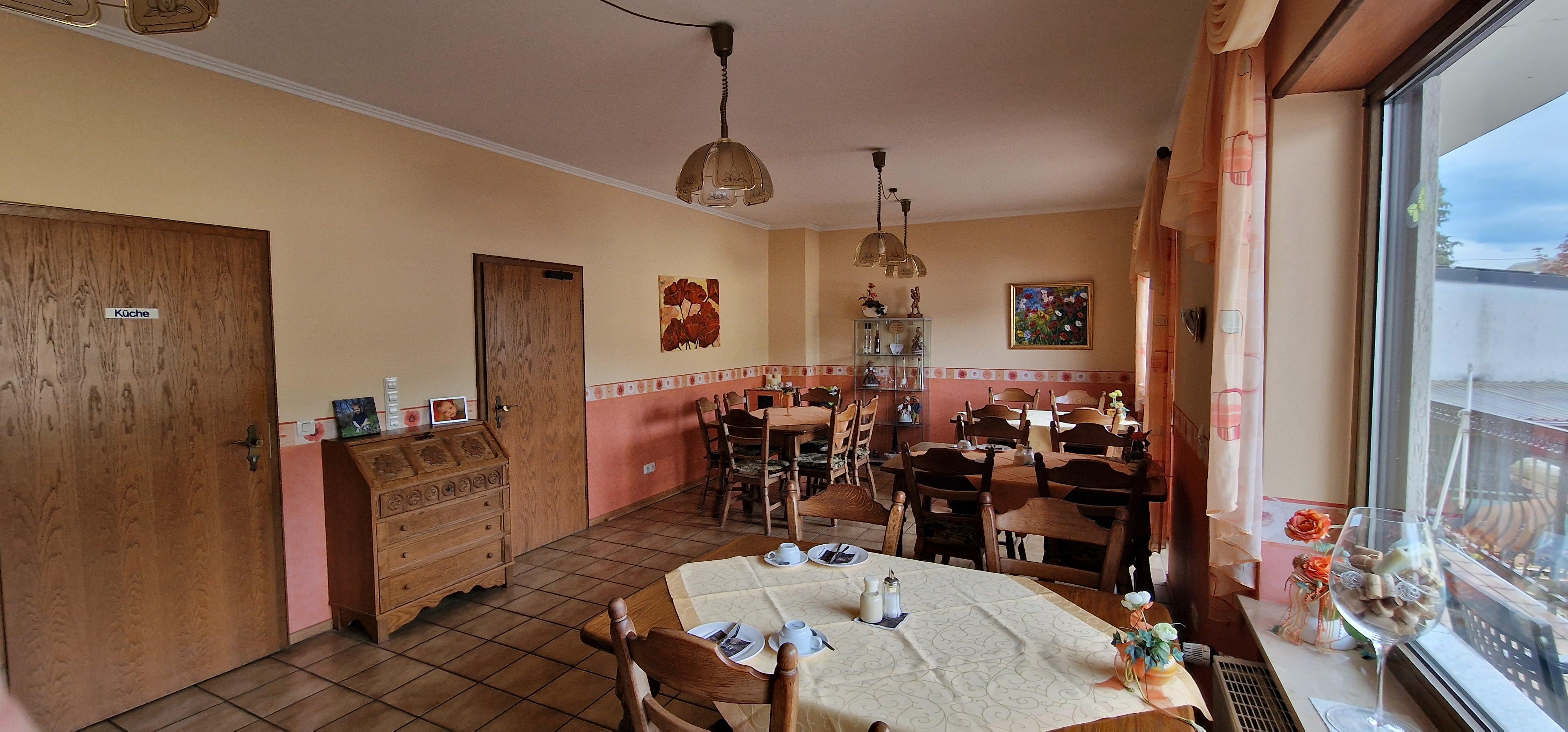 Frühstücksraum vom Buffet