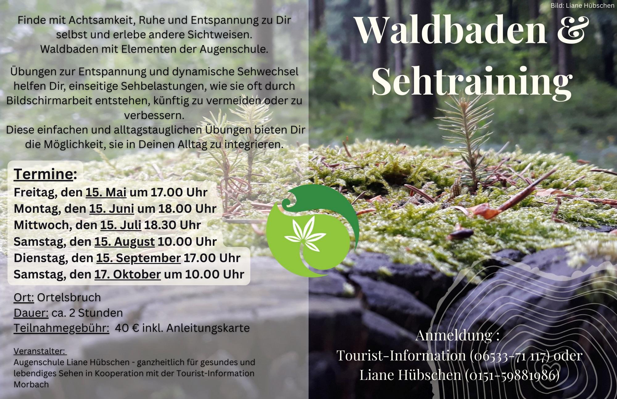 Waldbaden und Sehtraining