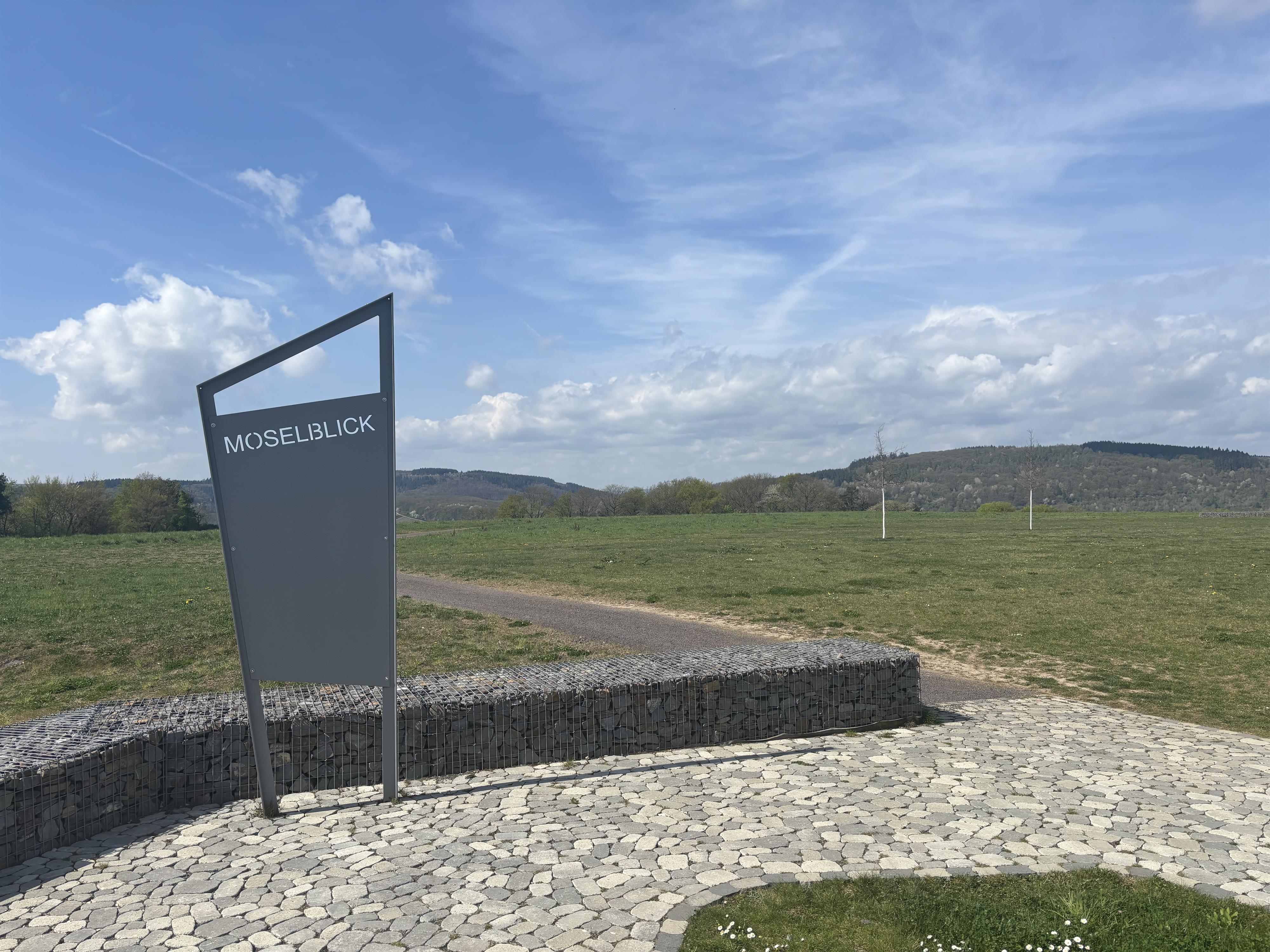 Rastplatz "Moselblick" Schild