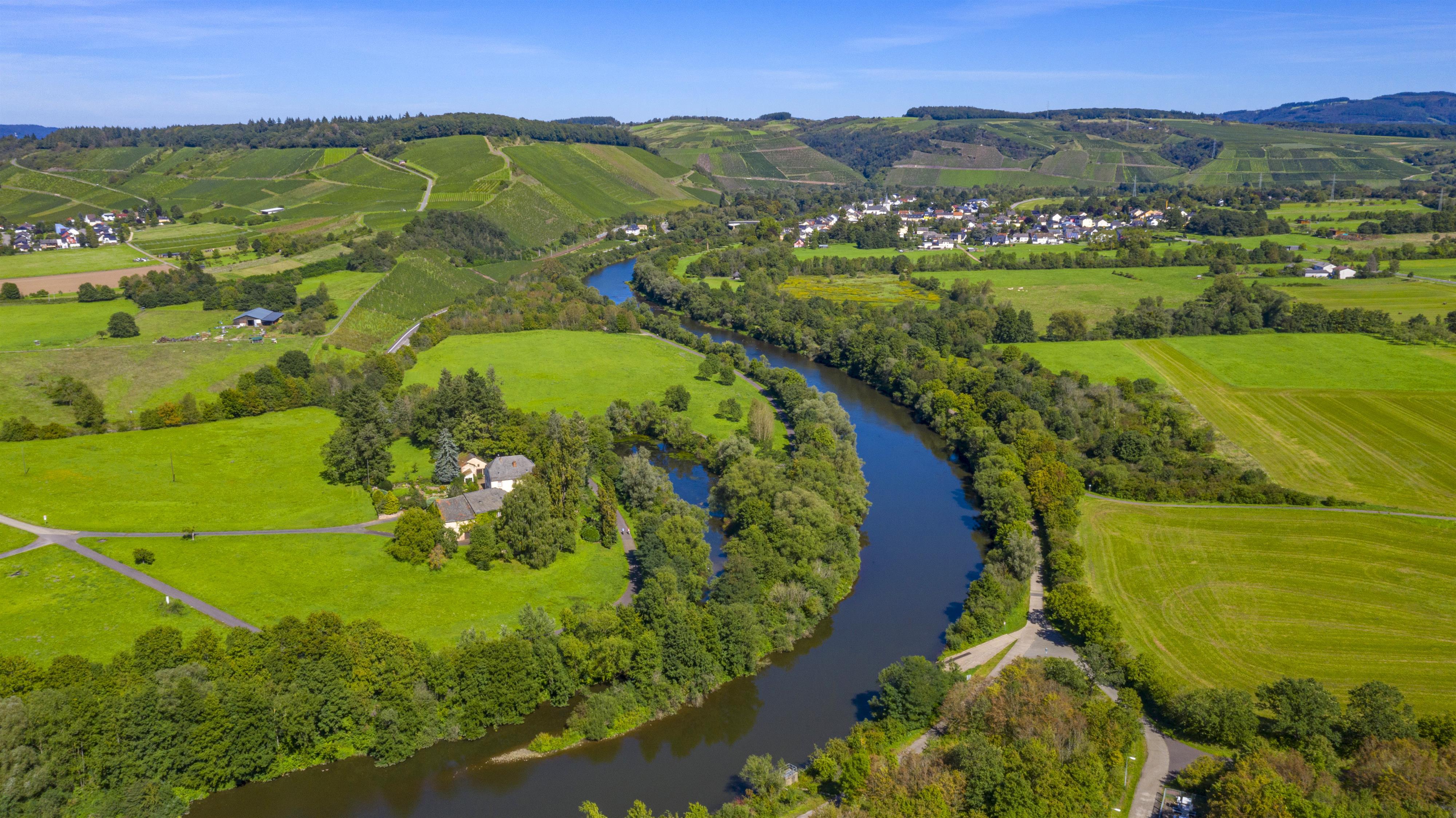 Blick auf Kanzem