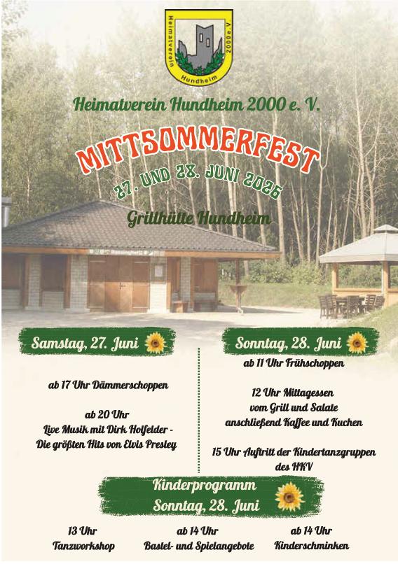 Plakat Mittsommerfest