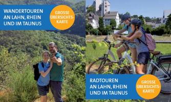 Wander- und Radtouren-Karte "2 in 1"