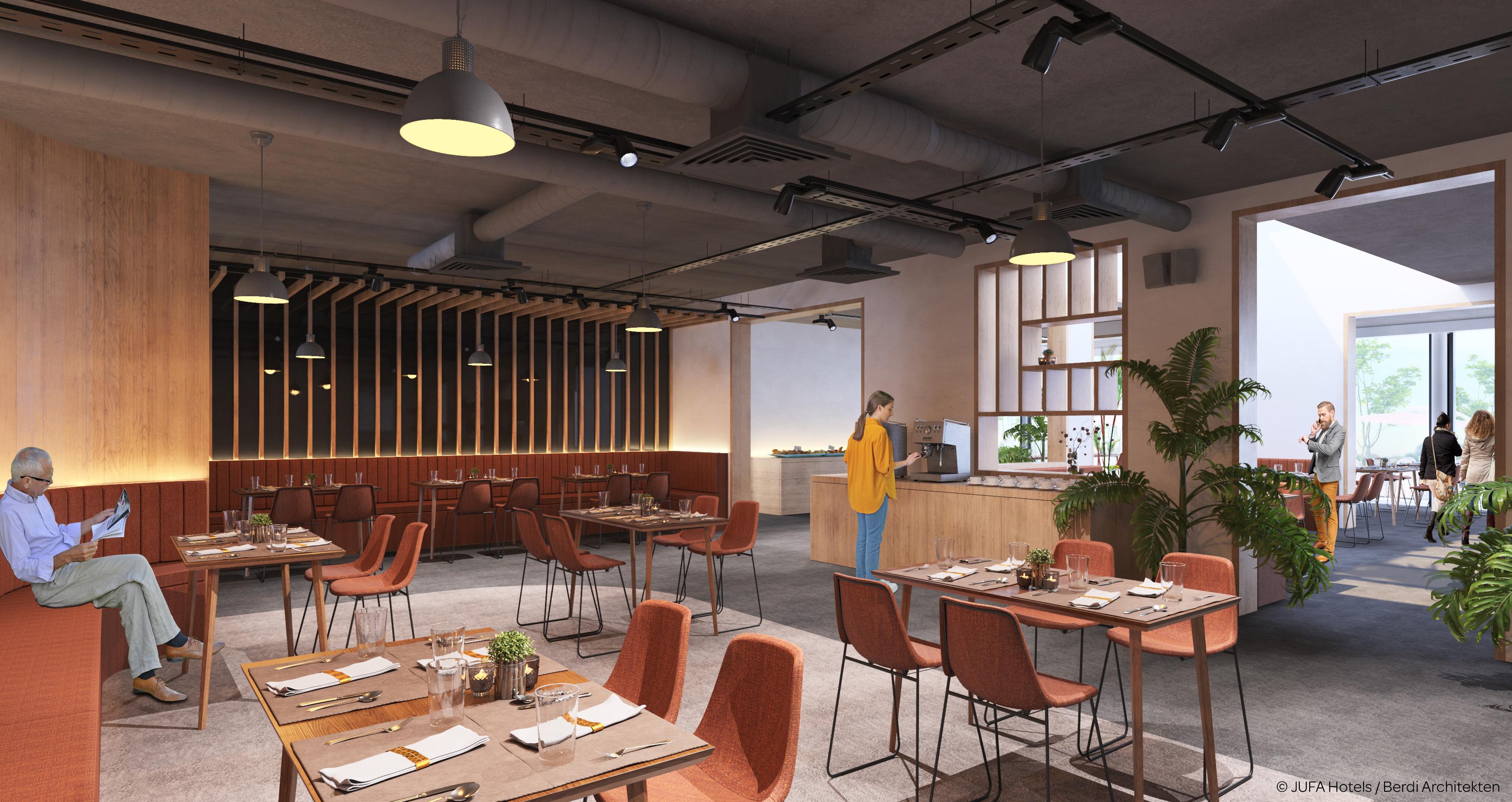 Innenausbau Hotel_Visu. Gastronomie_Variante mit C