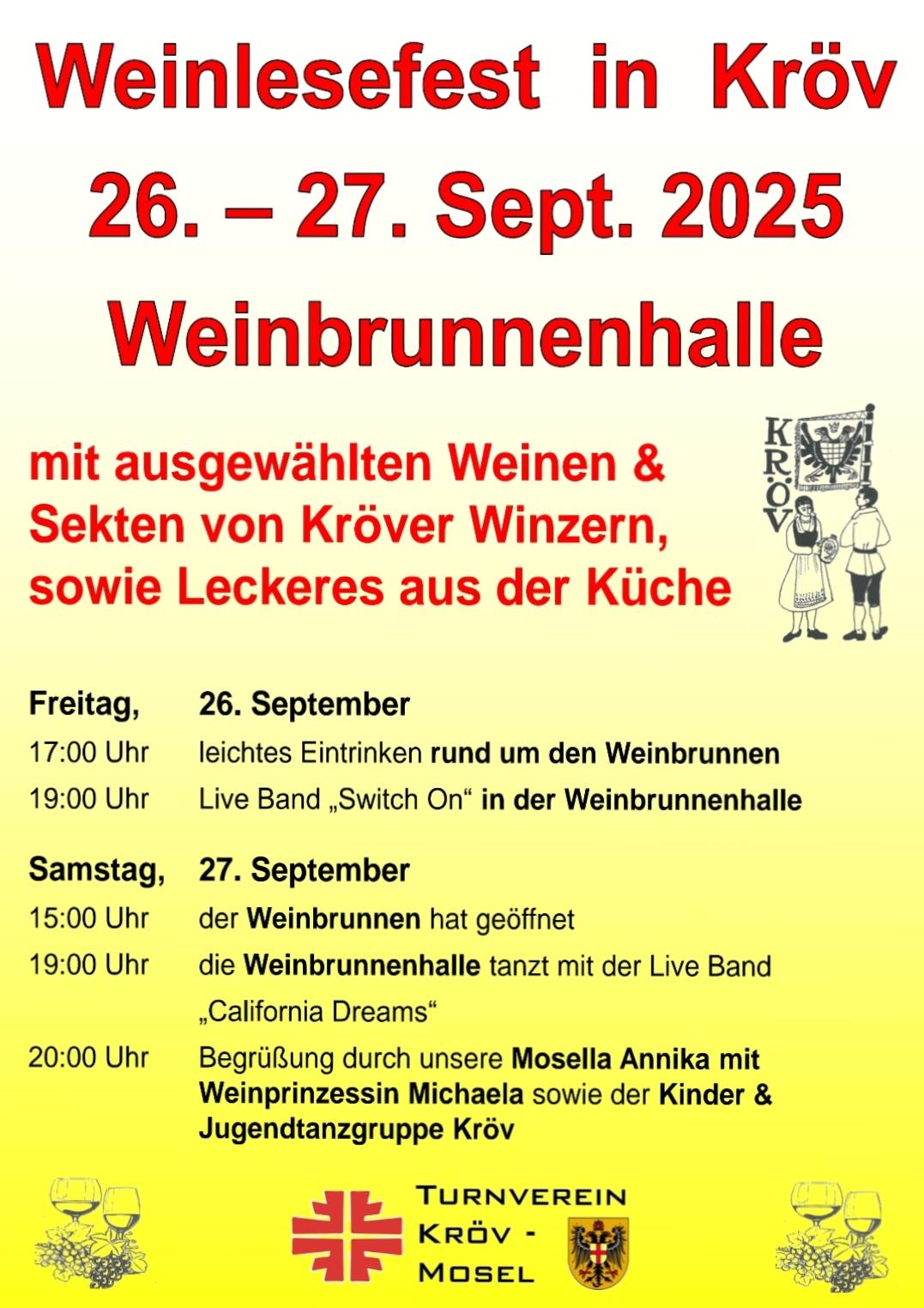 Plakat Weinlesefest