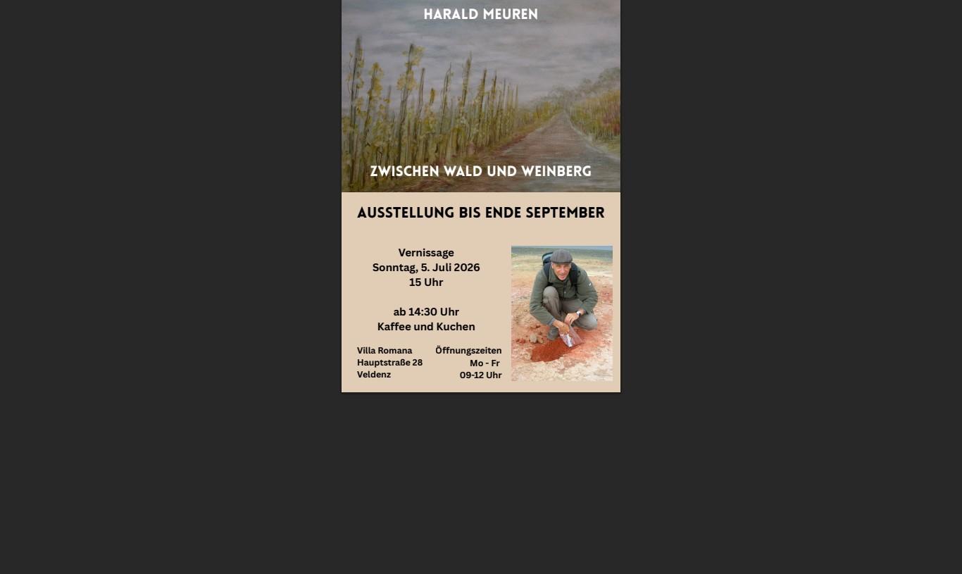 Ausstellung in Veldenz