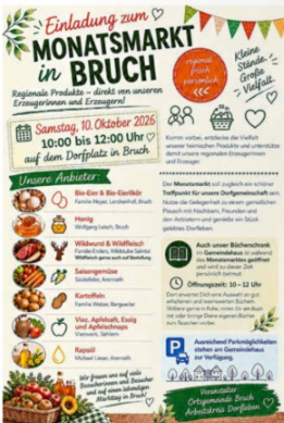 Monatsmarkt in Bruch