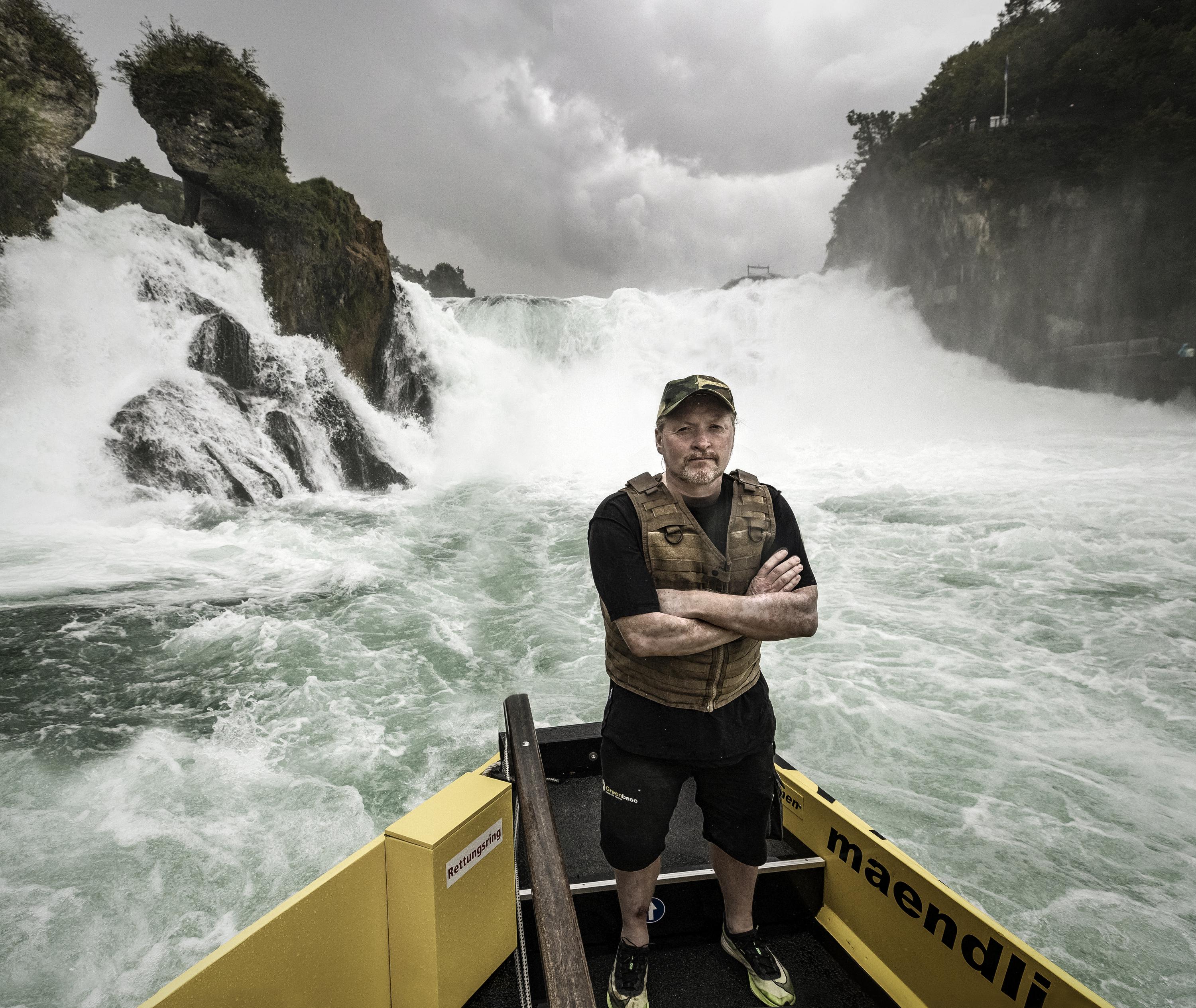 Joey Kelly auf dem Schiff