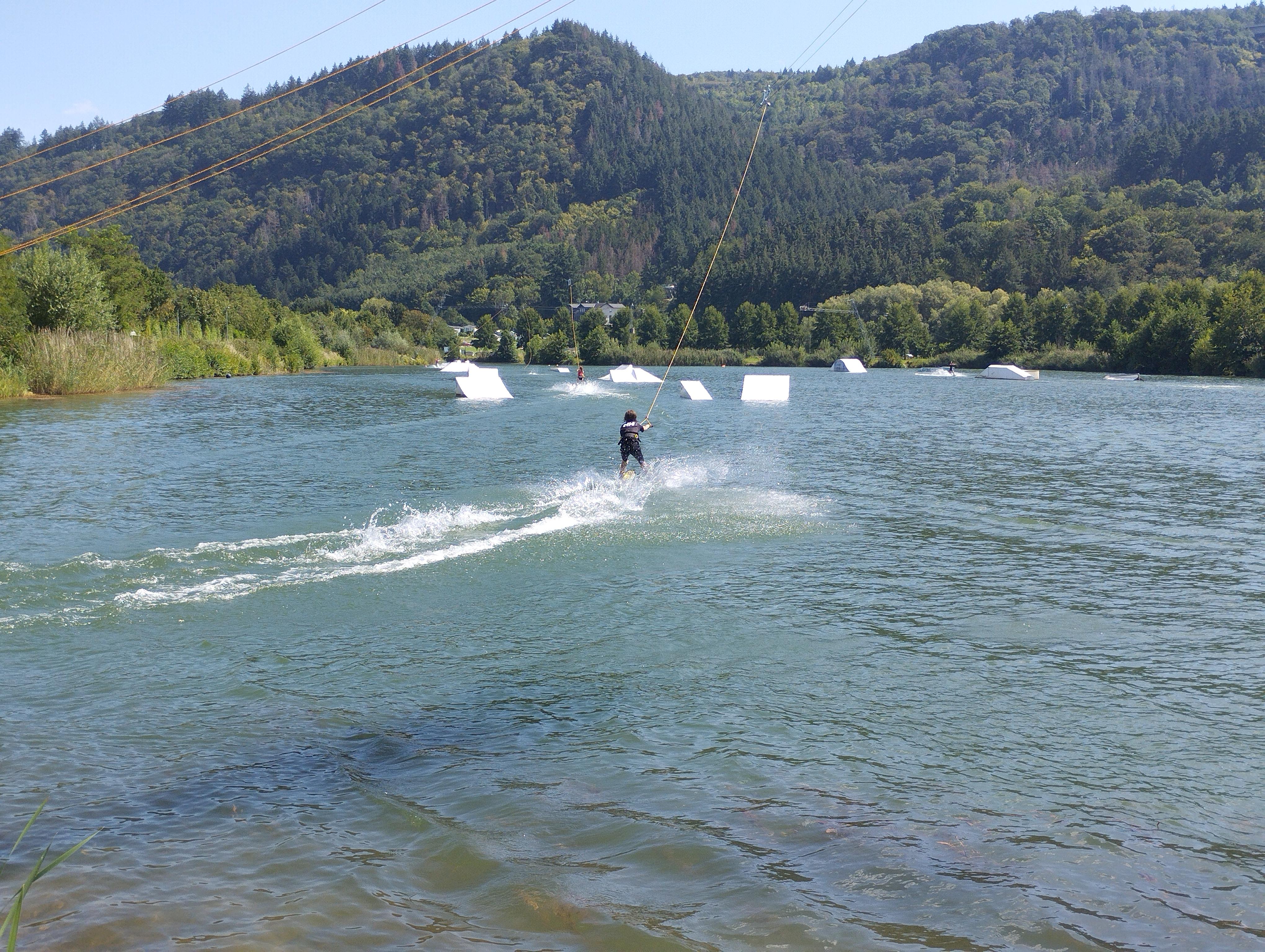 Wasserski am Triolago Riol
