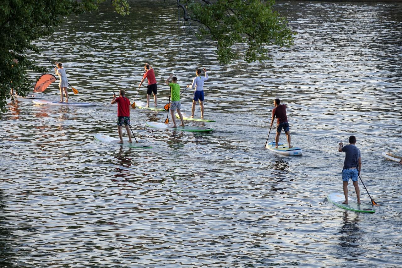 SUP auf der Lahn