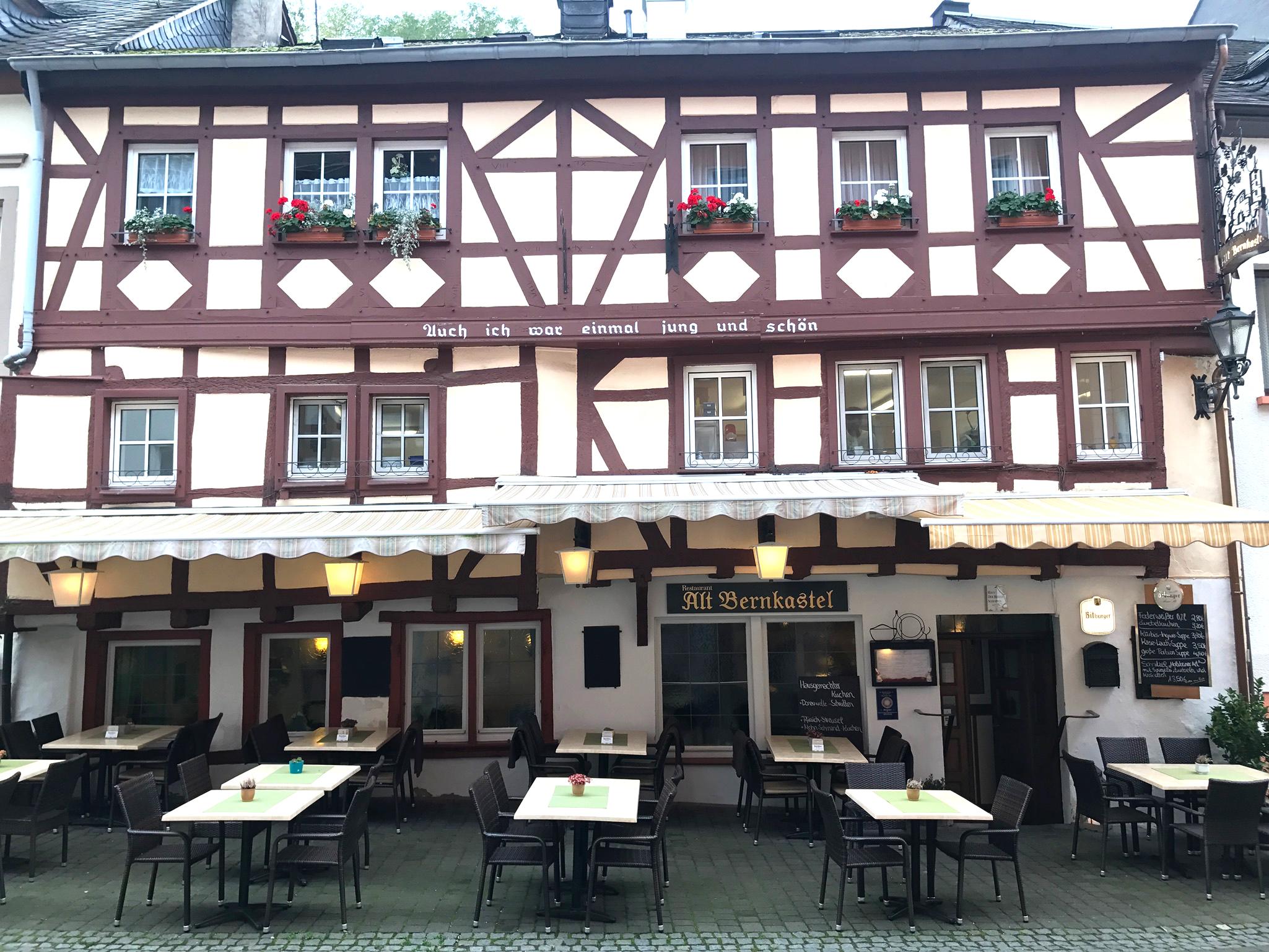 Außengatronomie Restaurant Alt Bernkastel