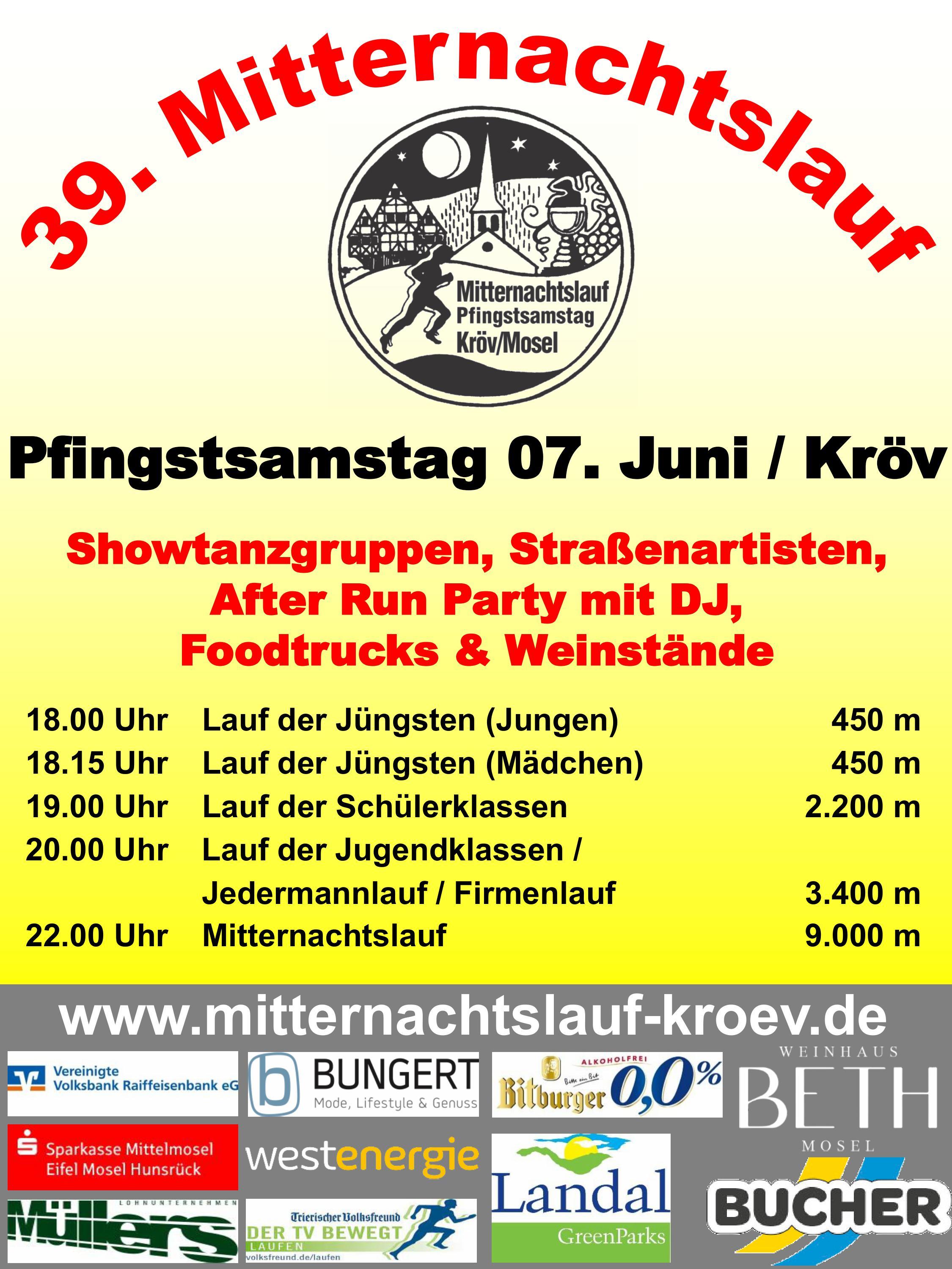 Plakat Mitternachtslauf