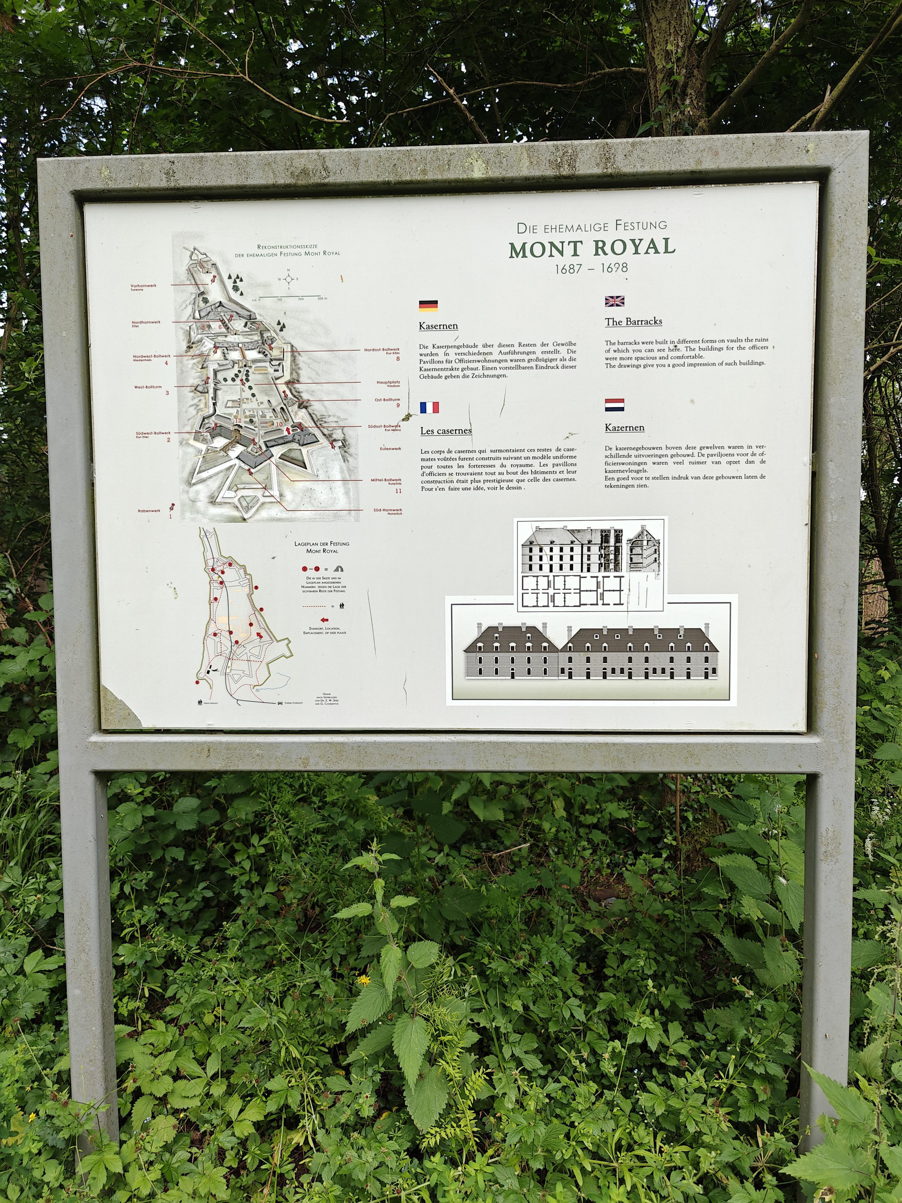 Mont Royal Info-Tafel