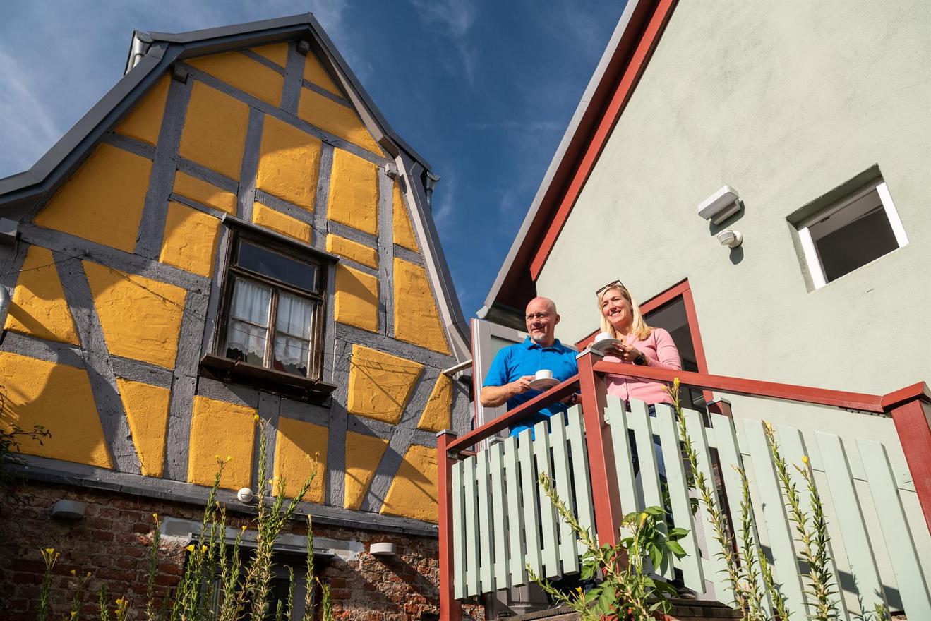Blick in den idyllischen Innenhof