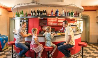 Ein Snack im Schloss-Bistro