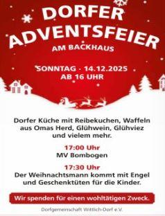 Dorfer Adventsfeier