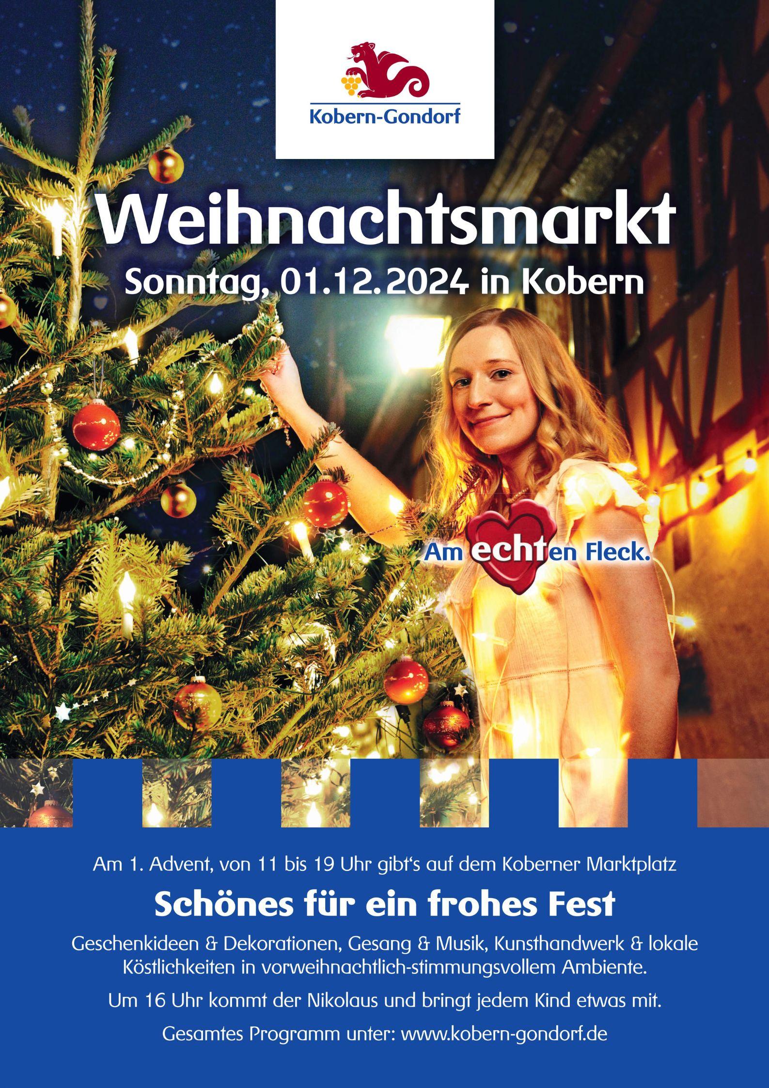 Plakat Weihnachtsmarkt