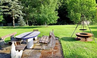Grillplatz im Garten