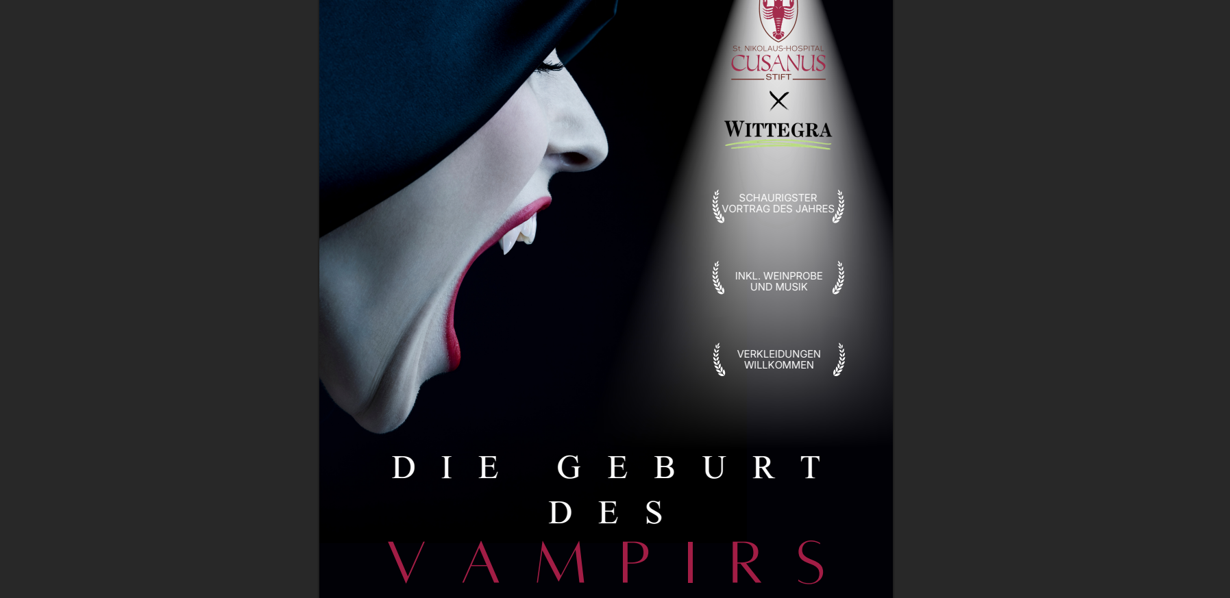 Plakat Die Geburt des Vampirs