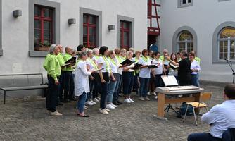 Im Hof des Grafenschlosses