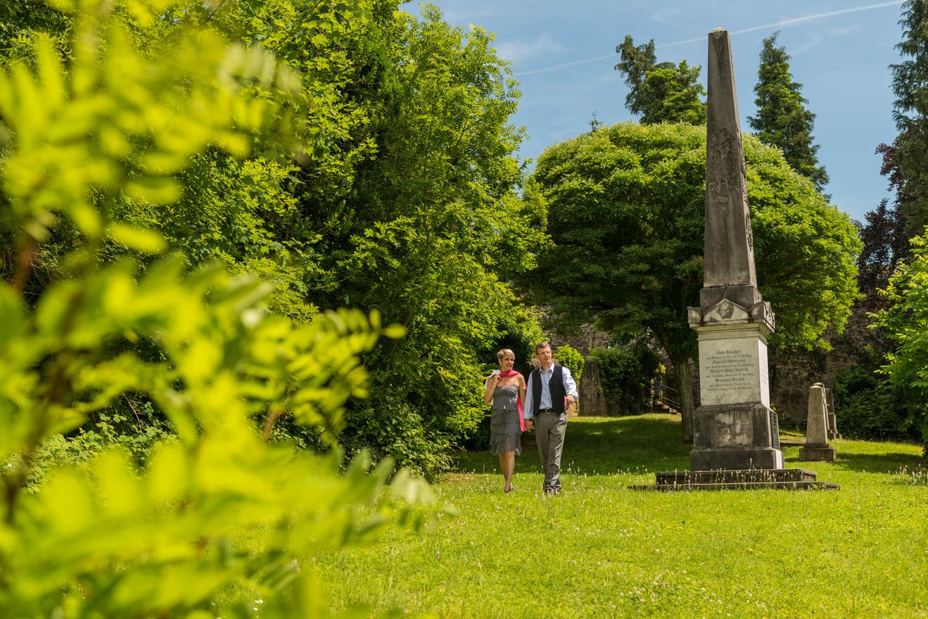 Alte Bäume prägen das Bild des historischen Parks
