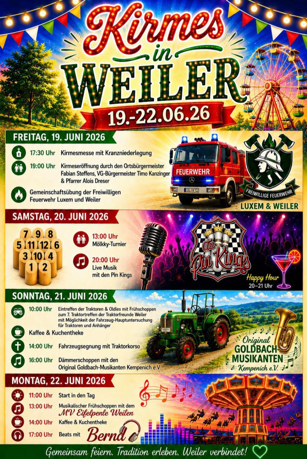 Kirmes in Weiler 2026, @ Vereinsring Weiler