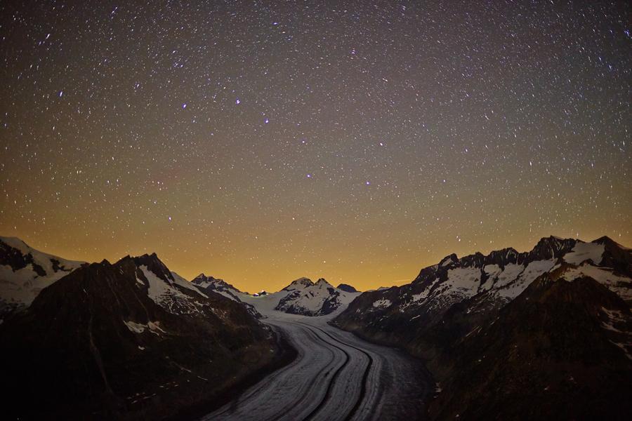 Aletschgletscher - Nacht Aletschgletscher - Nacht