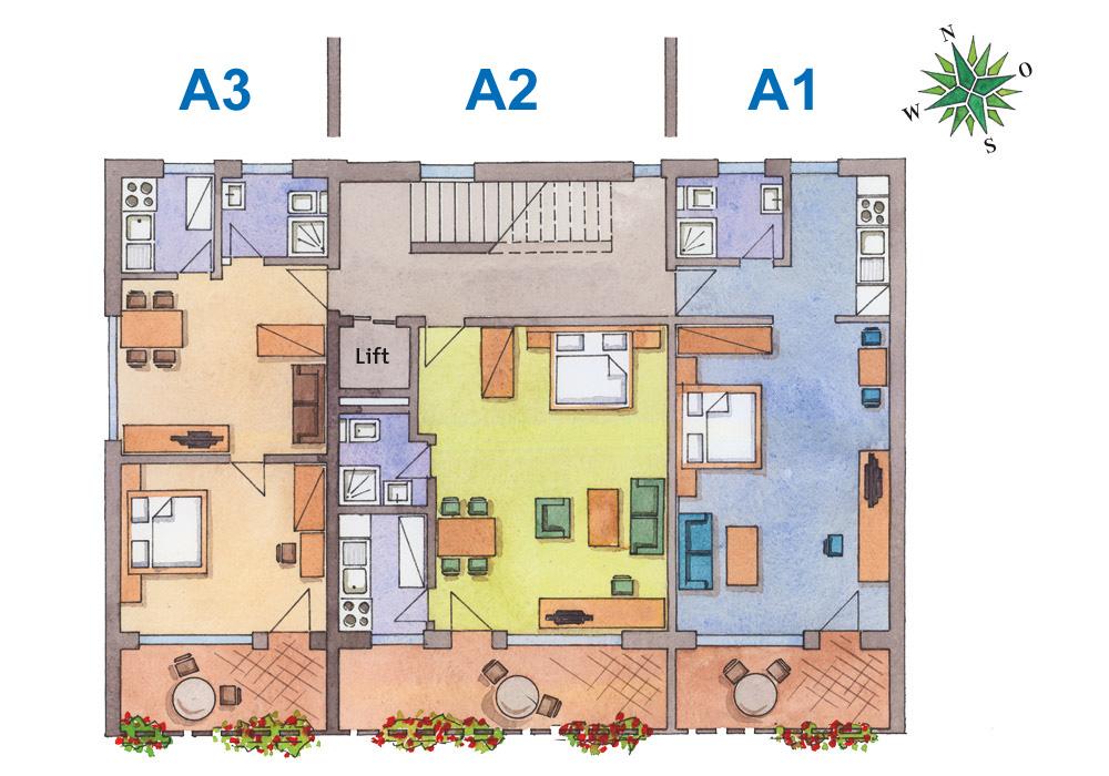 Alfa-Appartements_grundrisse_A1_A2_A3 Alfa-Appartements_grundrisse_A1_A2_A3