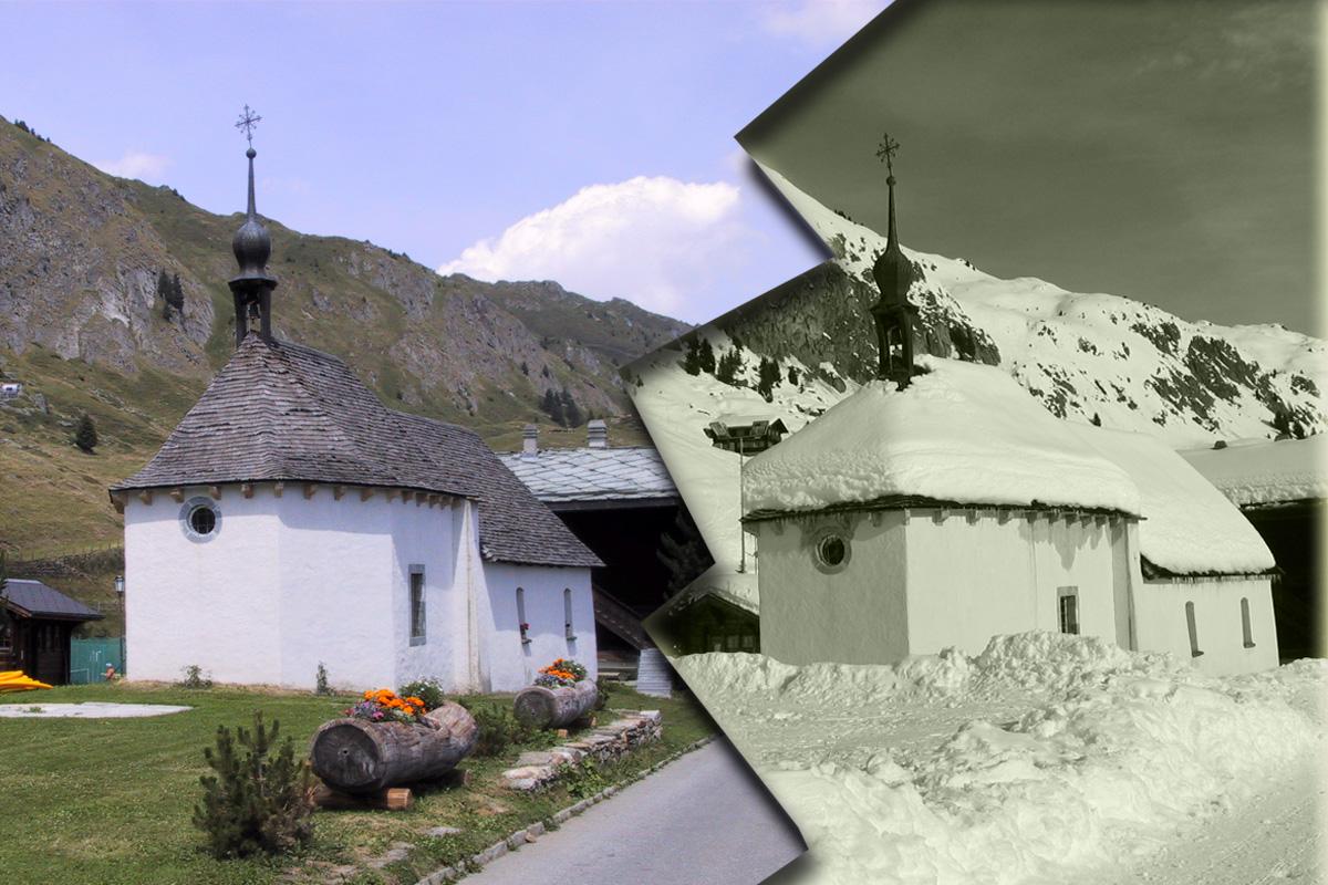 Kirche Sommer Winter Kirche Sommer Winter