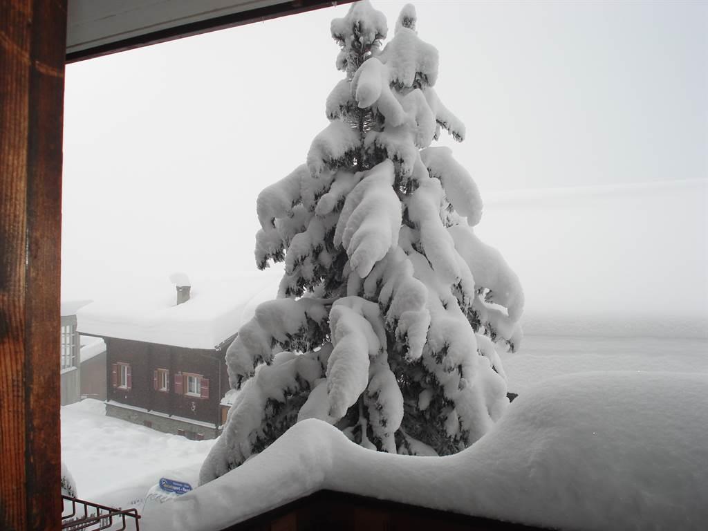 Balkon im Winter Balkon im Winter