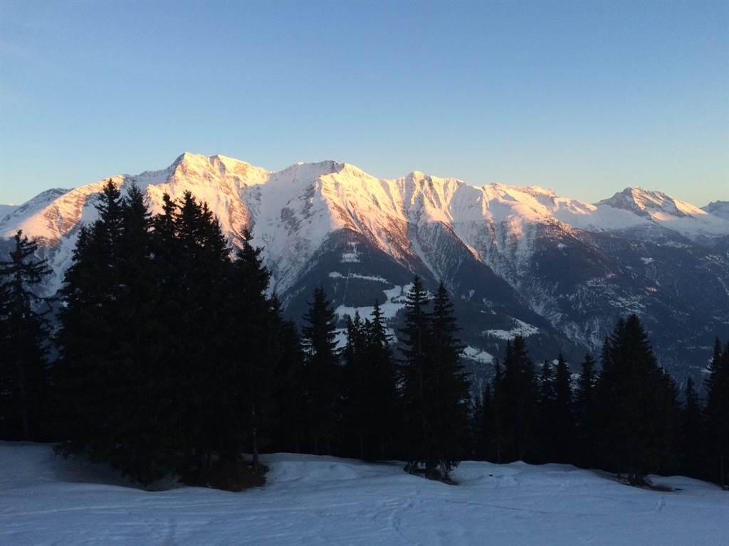 Panorama Winter Spycherli Riederalp Panorama Winter Spycherli Riederalp