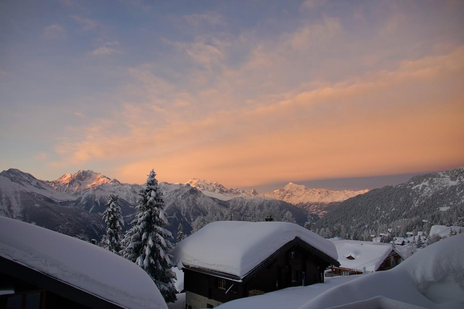 Morgenstimmung vom Balkon aus Morgenstimmung vom Balkon aus