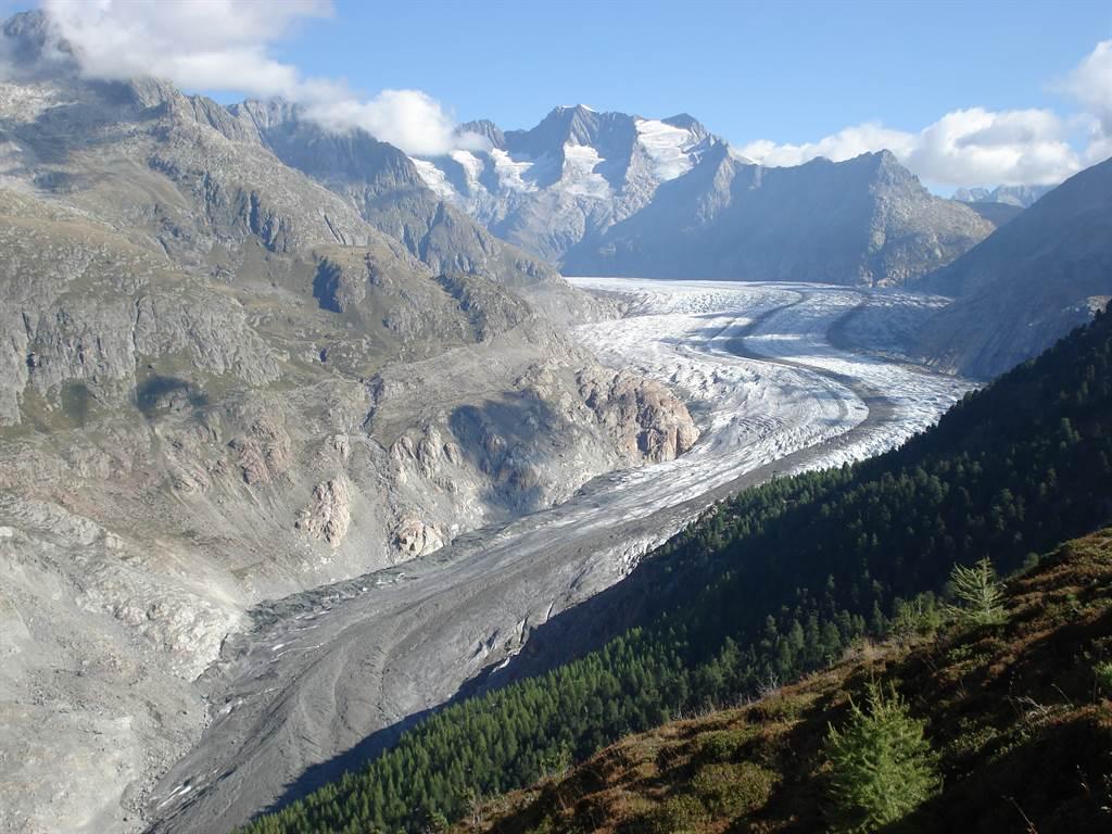 Aletschgletscher im Herbst Aletschgletscher im Herbst