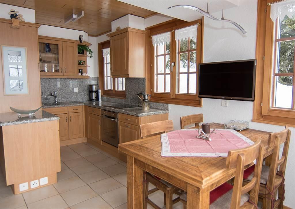 Whg. Rothorn Essbereich m. Küche Whg. Rothorn Essbereich m. Küche