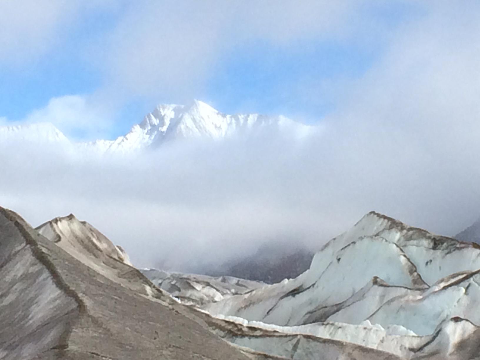 Gletscher im Nebel Gletscher im Nebel
