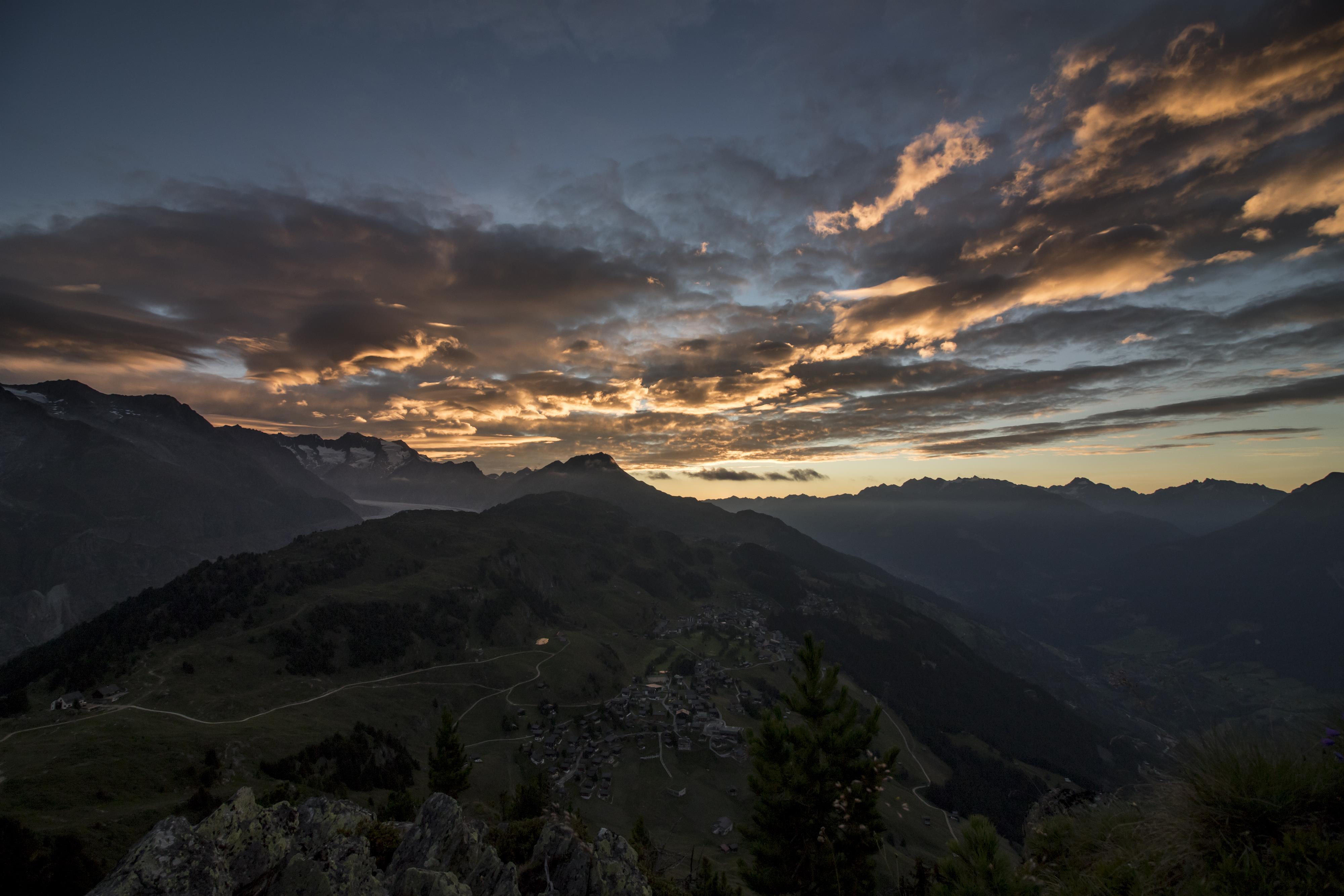 Riederhorn view Riederhorn view