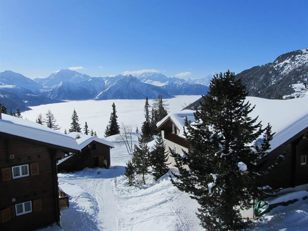Aussicht Balkon auf Nebelmeer Aussicht Balkon auf Nebelmeer