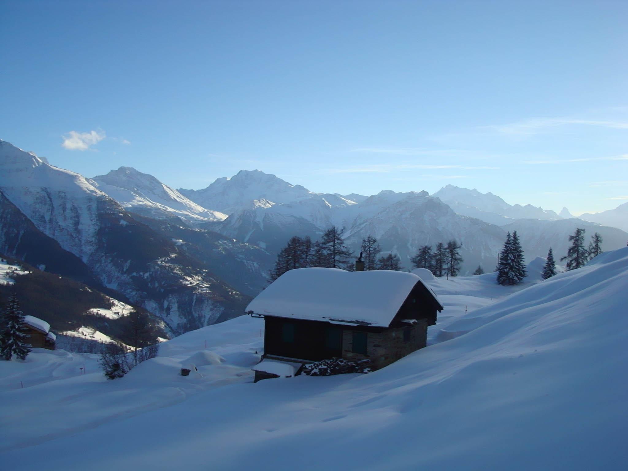 Die höchsten 4000er bei Abenddämmerung Die höchsten 4000er bei Abenddämmerung