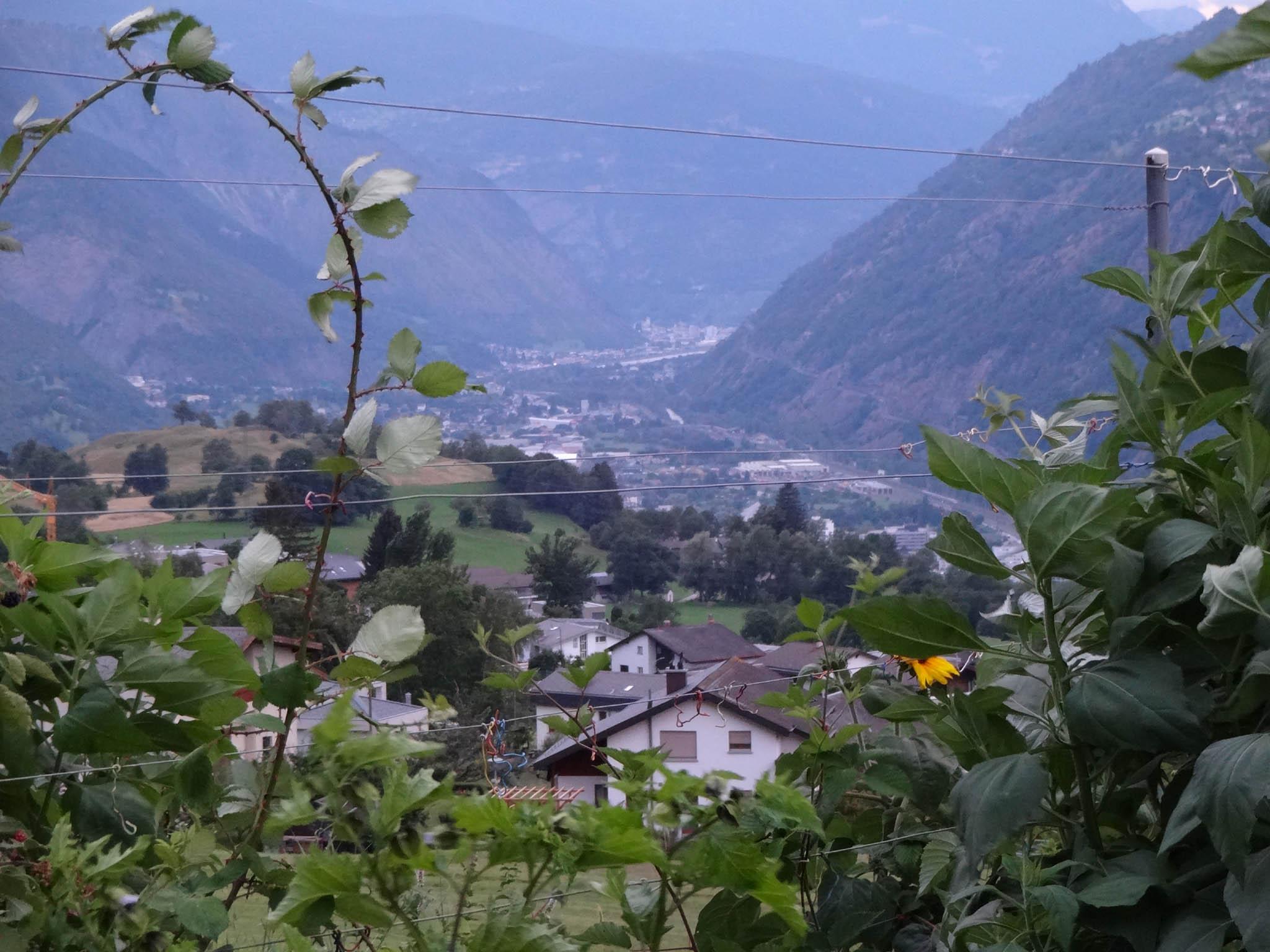 Blick ins Rhonetal Blick ins Rhonetal