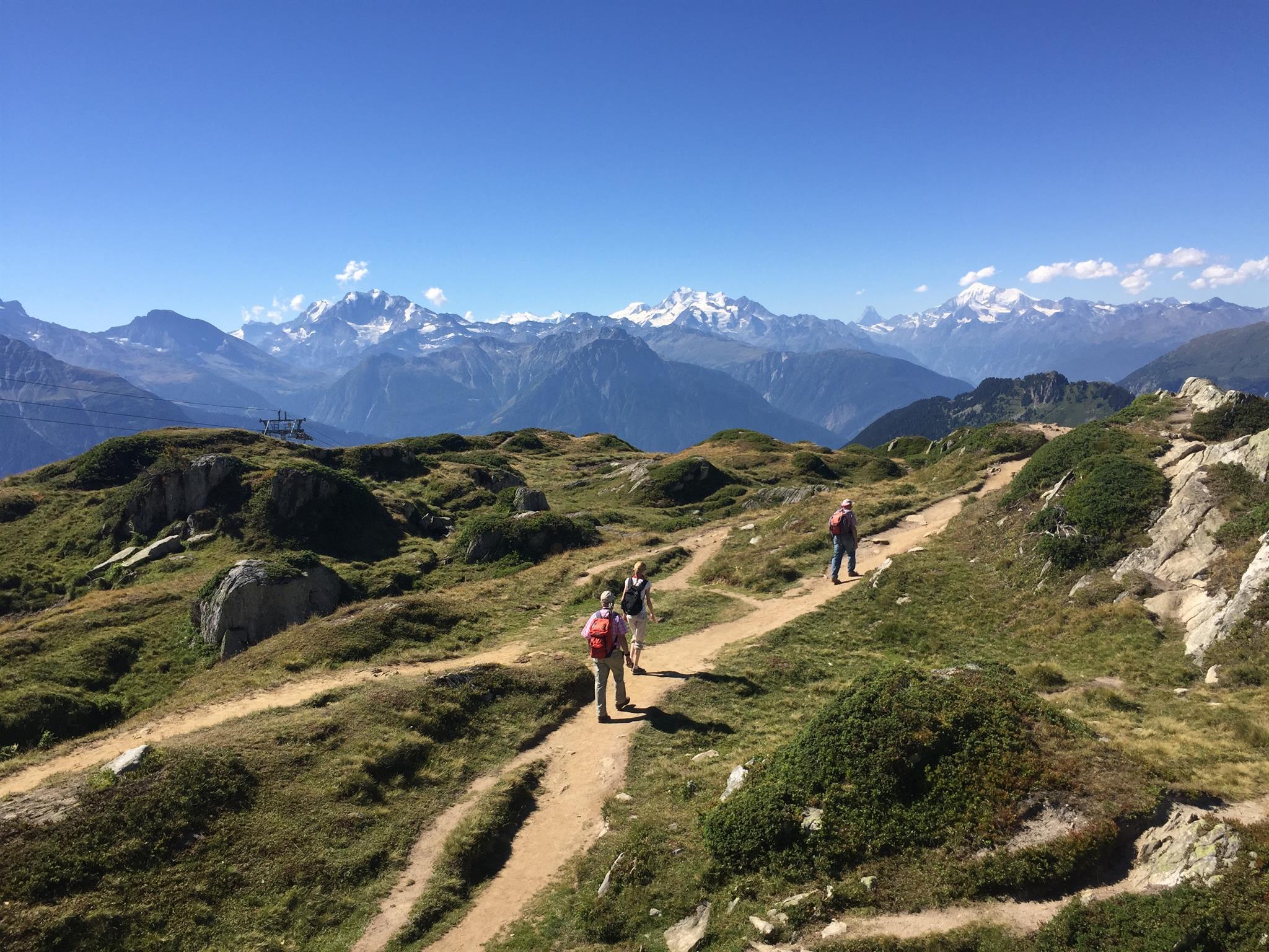 Wanderung vom Bettmerhorn Wanderung vom Bettmerhorn