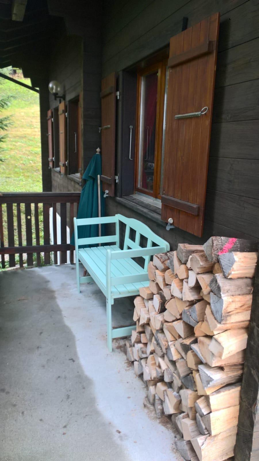 Balkon an Westseite Chalet Prakkeden Balkon an Westseite Chalet Prakkeden