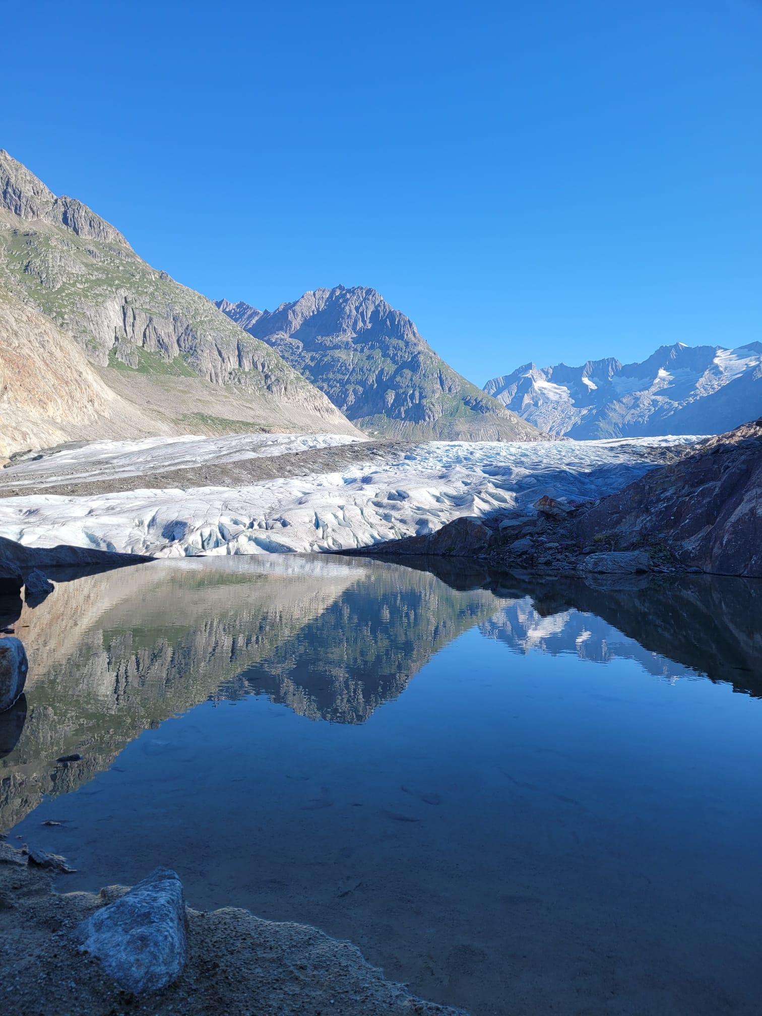 Am Aletschgletscher Am Aletschgletscher