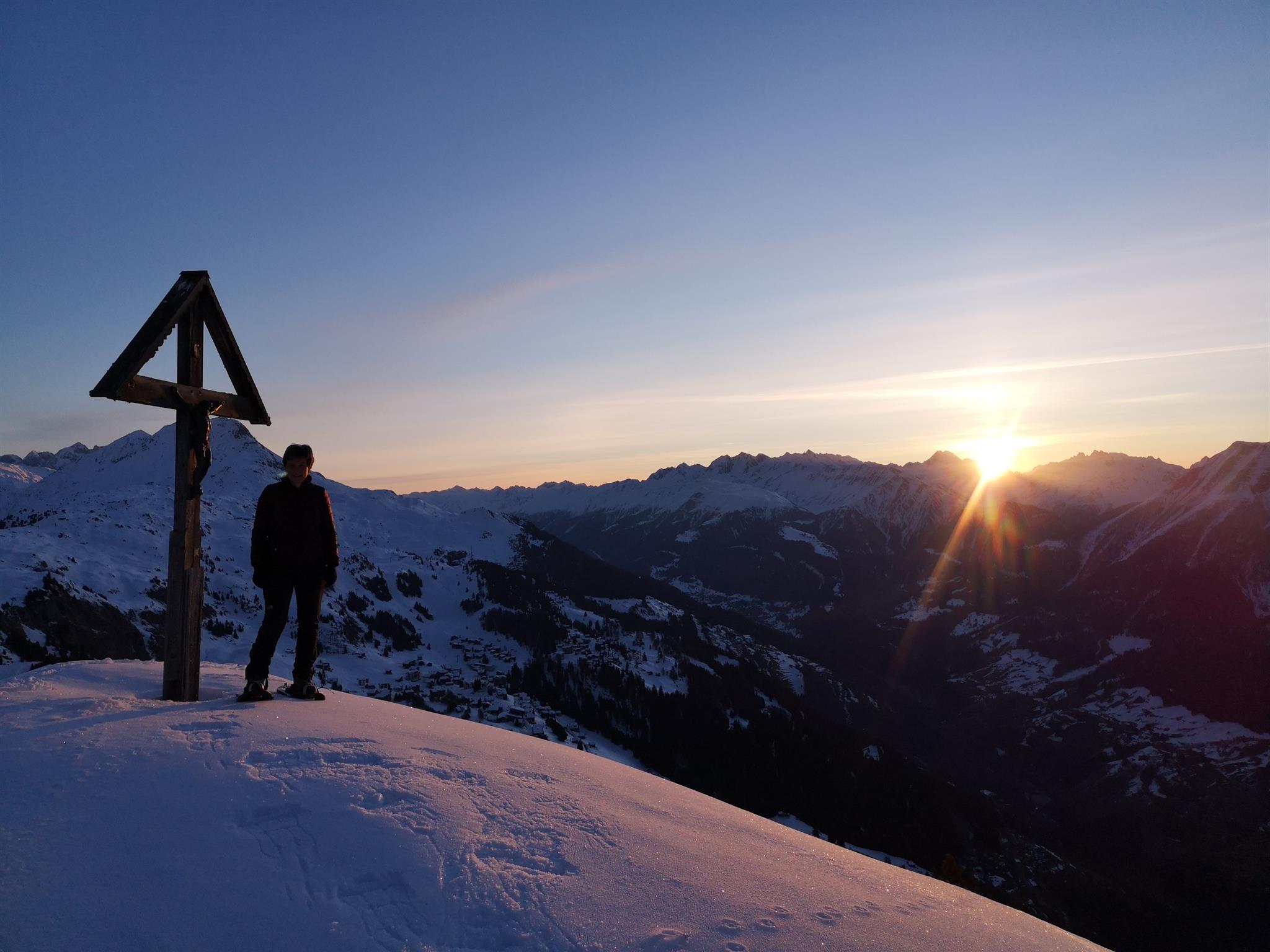 Sonnenaufgang auf dem Riederhorn Sonnenaufgang auf dem Riederhorn